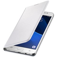 Чехол книжка для Samsung Galaxy J5 2016 J510 Flip Wallet Cover Копия Белый смотреть фото | belker.com.ua