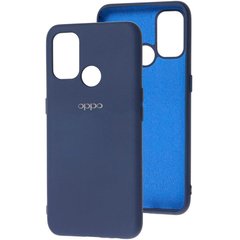 Оригинальный чехол для Oppo A53 Full Soft case Синий