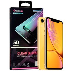 Защитное стекло для iPhone XR Gelius Pro 5D Clear Glass Черный смотреть фото | belker.com.ua
