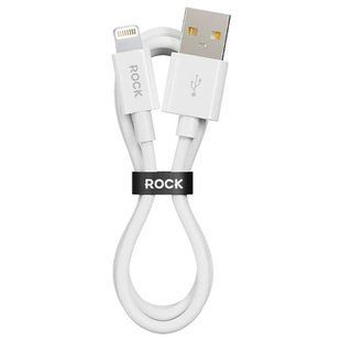Кабель для iPhone Lightning USB Rock Basic Series P8 1 метр Белый
