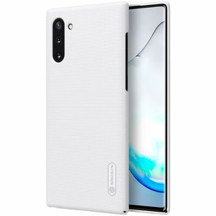 Пластиковый чехол для Samsung Galaxy Note 10 N970 Nillkin Frosted Shield Белый смотреть фото | belker.com.ua