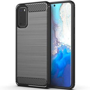 Противоударный чехол для Samsung Galaxy S20 G980 Ultimate carbon case Черный смотреть фото | belker.com.ua