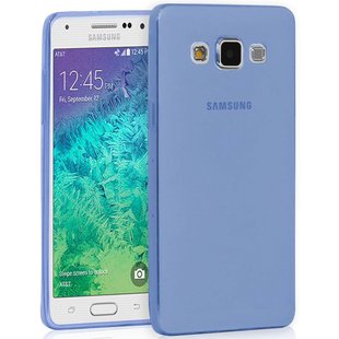 Силиконовый чехол для Samsung Galaxy A3 2015 A300 Remax незаметный Темно-синий смотреть фото | belker.com.ua