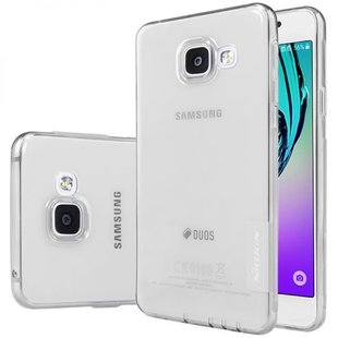 Силиконовый чехол для Samsung Galaxy A3 2016 A310 Nillkin Nature TPU Серый смотреть фото | belker.com.ua