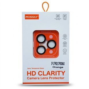 Защитное стекло на камеру iPhone 17 Pro Max Mossily Оранжевое