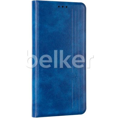 Чехол книжка для Tecno Spark 7 Book Cover Leather Синий
