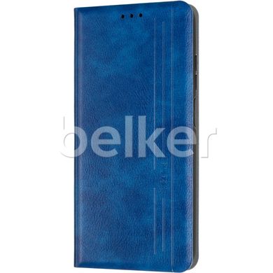 Чехол книжка для Tecno Spark 7 Book Cover Leather Синий