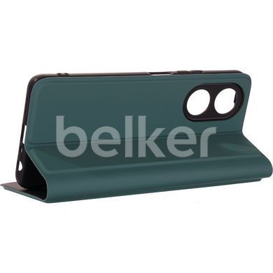 Чехол книжка для Oppo A58 Book Cover Gelius Shell Case Зеленый