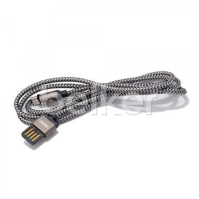 Кабель USB Type-C Remax RC-095a Gravity магнитный Серый