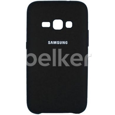 Оригинальный чехол для Samsung Galaxy J1 2016 (J120) Silicone Case Черный смотреть фото | belker.com.ua