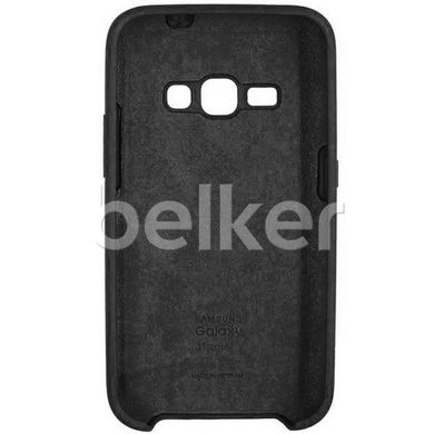 Оригинальный чехол для Samsung Galaxy J1 2016 (J120) Silicone Case Черный смотреть фото | belker.com.ua