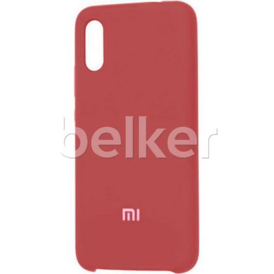 Оригинальный чехол для Xiaomi Redmi 7a Silicone Case Вишневый смотреть фото | belker.com.ua