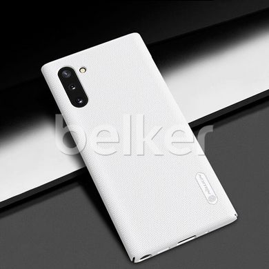 Пластиковый чехол для Samsung Galaxy Note 10 N970 Nillkin Frosted Shield Белый смотреть фото | belker.com.ua