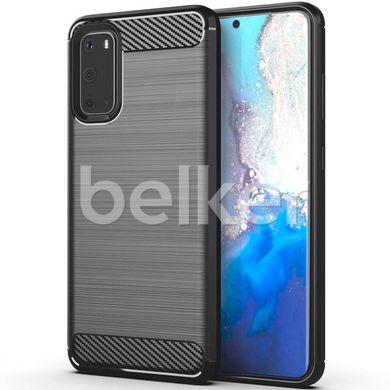 Противоударный чехол для Samsung Galaxy S20 G980 Ultimate carbon case Черный смотреть фото | belker.com.ua