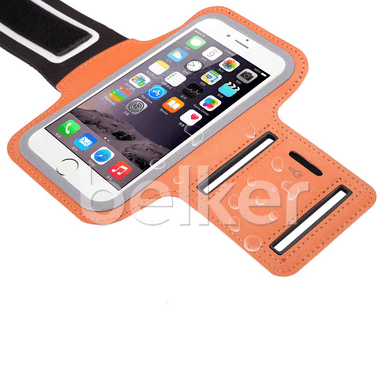 Спортивный чехол на руку для iPhone 8 Plus/7 Plus/6s Plus/6 Plus/Xr/Xs Belkin ArmBand Оранжевый