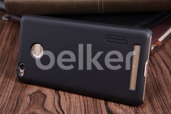 Пластиковый чехол для Xiaomi Redmi 3x Nillkin Frosted Shield Черный смотреть фото | belker.com.ua