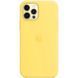 Чехол для iPhone 16 Pro Max Silicone Case (replica) Желтый