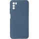 Чехол для Xiaomi Poco M3 Full Soft case Синий в магазине belker.com.ua