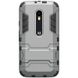 Противоударный чехол для Motorola Moto G3 Honor Hard Defence Тёмно-серый в магазине belker.com.ua