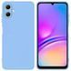 Противоударный чехол для Samsung Galaxy A08 (A085) Full soft case Голубой